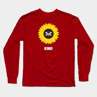 Yellow Bee Yellow Sunflower Gift Long Sleeve T-Shirt